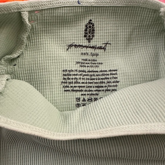 NWOT Free People Movement Mint Green Women's Cut It Out Top - Picture 8 of 9